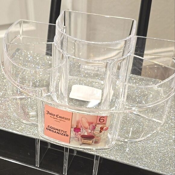 Juicy Couture Acrylic 6-Section Cosmetic Organizer - Picture 2 of 10